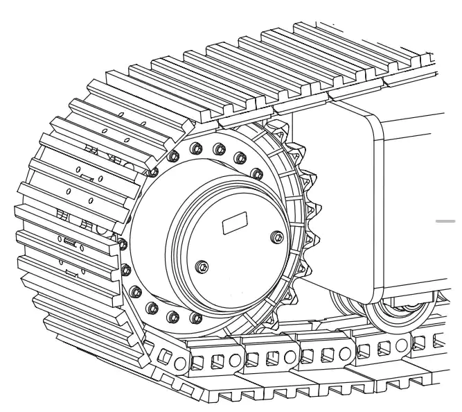 Track Drive Planetary Gearbox for Mining Drills
