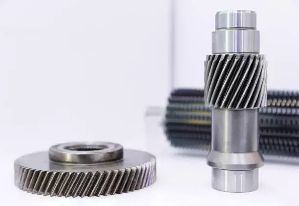 Bronze Worm Gear and Shaft