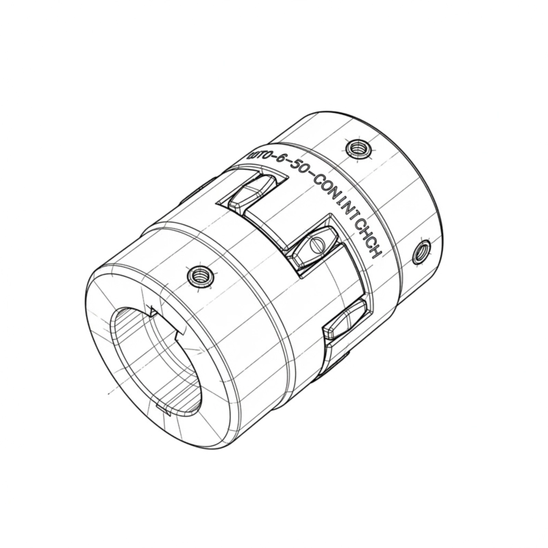 RP-B enlarged bore jaw flexible coupling heavy duty installation