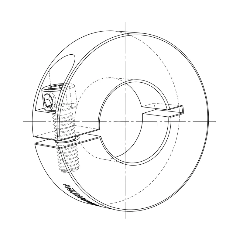 SCS13 shaft collar 13mm bore industrial application