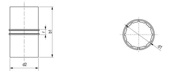 LIN-02 Plastic Sliding Membranes specification and dimensional drawing