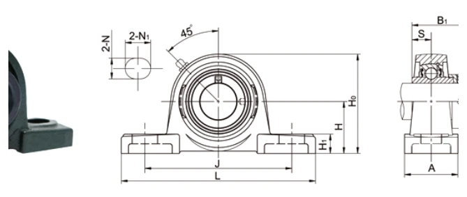 nap-pillow-block-bearing-units-drawing