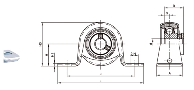 rsapp200-rsbpp200-rubber-mounted-bearing-units-drawing