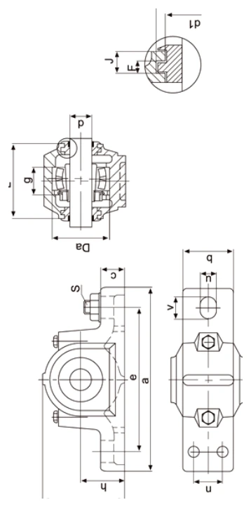 sng500-plummer-blocks-drawing