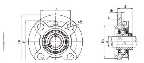 ssucfc-all-stainless-steel-bearing-units-drawing