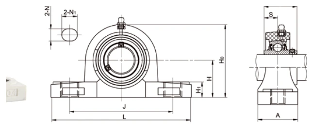 tp-sucp-thermoplastic-bearing-units-drawing