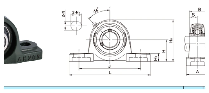 ucak-pillow-block-bearing-units-drawing