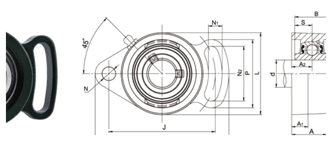 ucfa-adjustable-flange-bearing-units-drawing