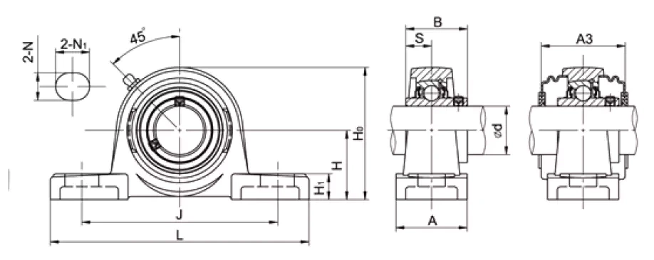 ucp-pillow-block-bearing-units-drawing