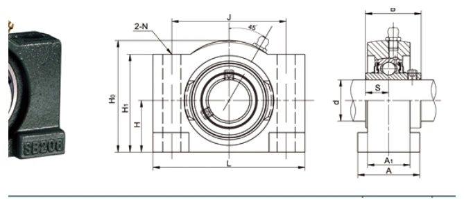 ucsb-pillow-block-bearing-units-drawing