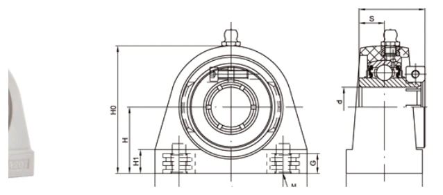 TP-SUEPA bearing series engineering drawing
