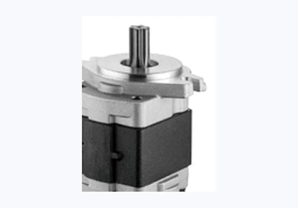 CBHZG-F34-AL13L gear pump shaft, housing and port-side product detail
