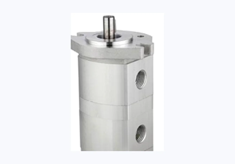 GHP-F3.5/F3.5R gear pump shaft, housing and port-side product detail